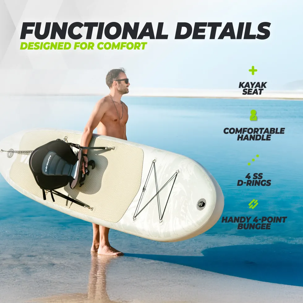 VirtuFit Supboard Cruiser 305 - Turquoise - Met Kajak zitje, accessoires en draagtas