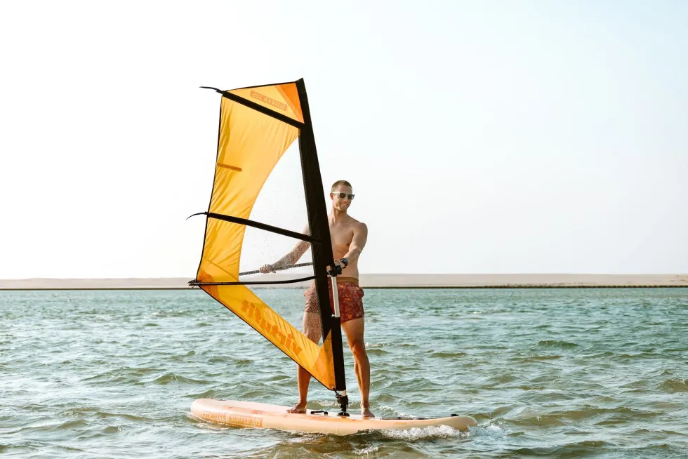 Virtufit Supboard Surfer 305 - Oranje - Inclusief Windzeil en accessoires