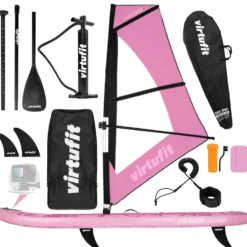 Virtufit Supboard Surfer 305 - Pink - Inclusief Windzeil en accessoires