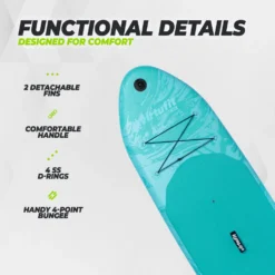 Virtufit Supboard Surfer 305 - Pink - Inclusief Windzeil en accessoires