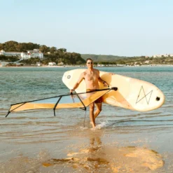 Virtufit Supboard Surfer 305 - Zwart - Inclusief Windzeil en accessoires