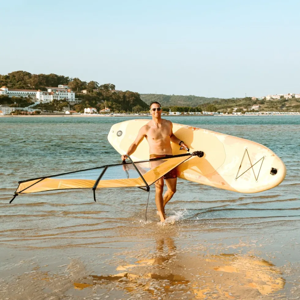 Virtufit Supboard Surfer 305 - Zwart - Inclusief Windzeil en accessoires