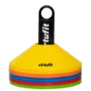 VirtuFit Trainingshoedjes met houder - Pionnen - 50 Stuks - Incl. draagnet