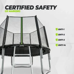 VirtuFit Trampoline met Veiligheidsnet - Zwart - 305 cm