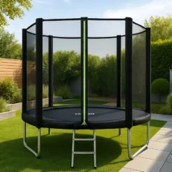 VirtuFit Trampoline met Veiligheidsnet - Zwart - 183 cm
