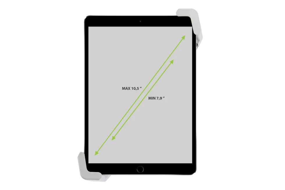 VirtuFit Universele Verstelbare Tablet Houder voor Fitnessapparatuur - Zwart/Grijs