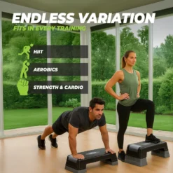 VirtuFit Verstelbare Aerobic Fitness Step/Stepper