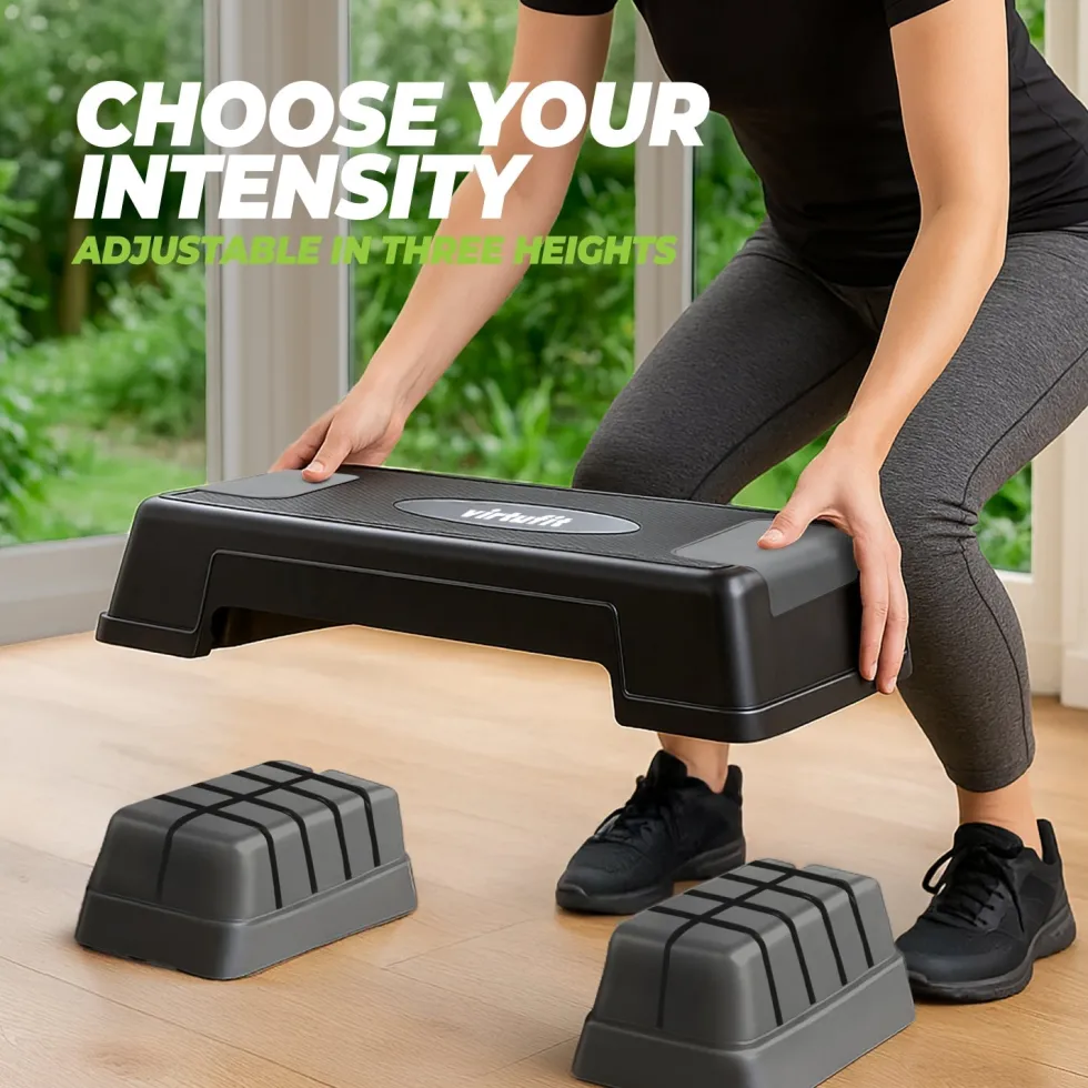 VirtuFit Verstelbare Aerobic Fitness Step/Stepper