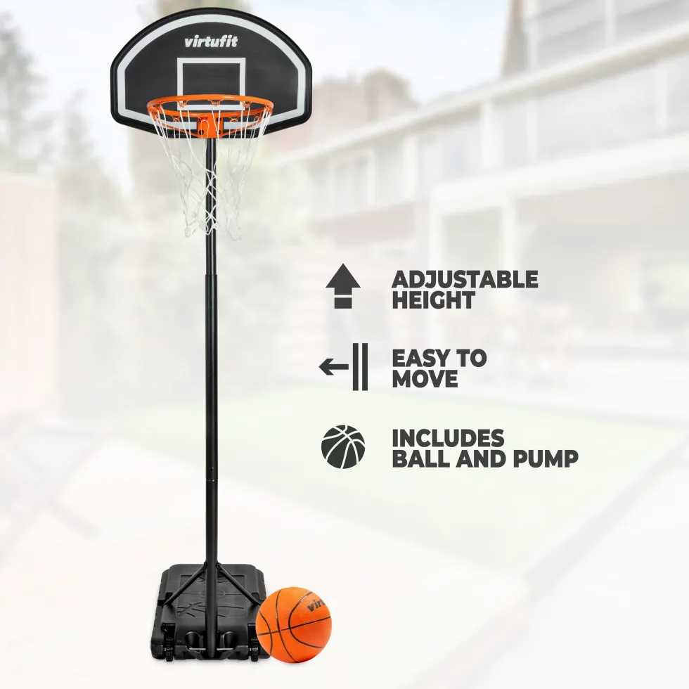 VirtuFit Verstelbare Basketbalpaal - 170 tot 215 cm
