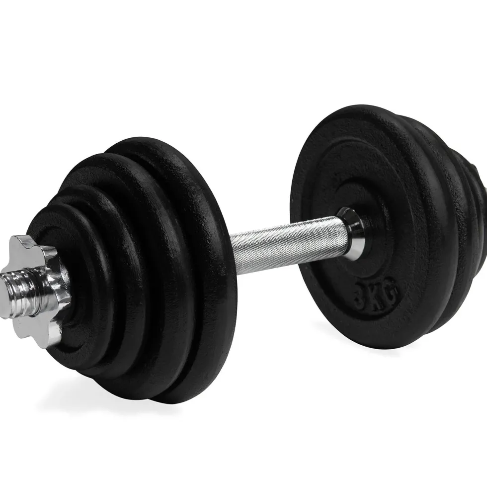 VirtuFit Verstelbare Dumbbellset Pro - Halterset - Gietijzer - 1 x 15 kg