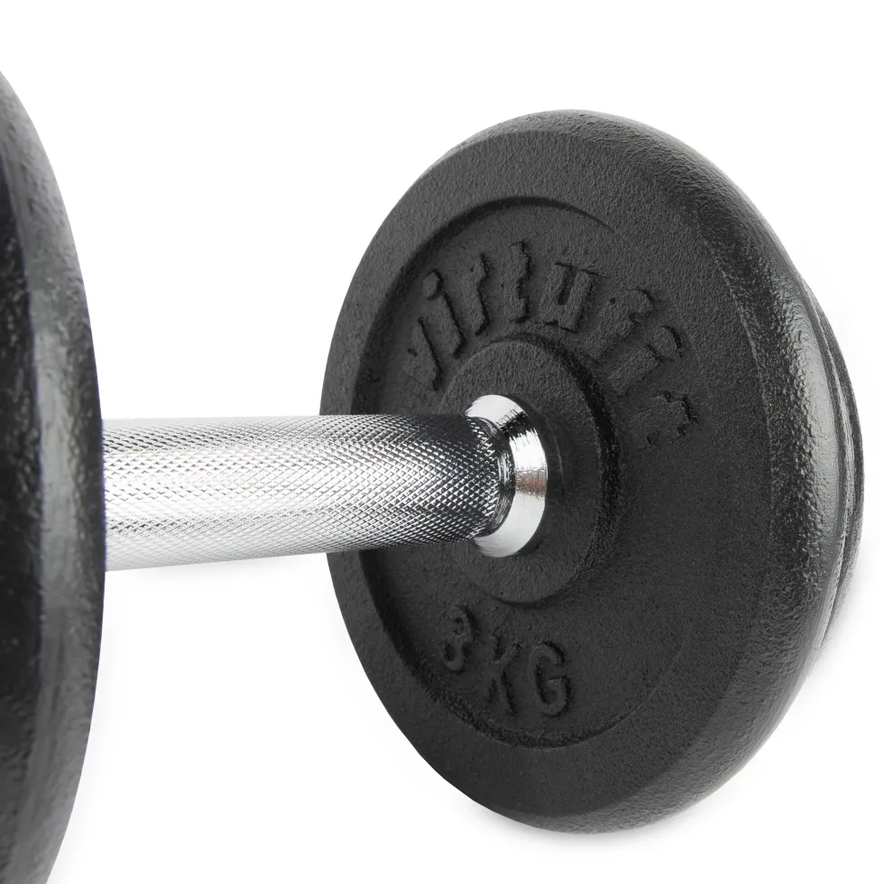 VirtuFit Verstelbare Dumbbellset Pro - Halterset - Gietijzer - 1 x 15 kg