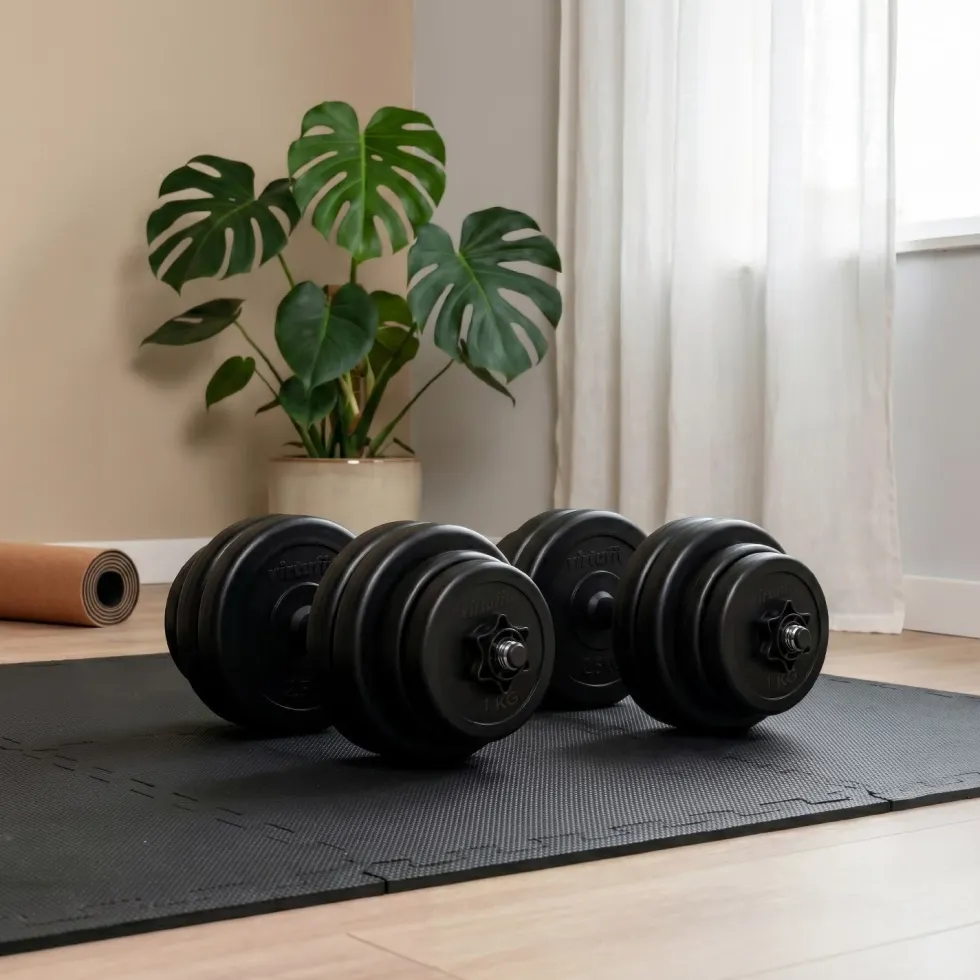 VirtuFit Verstelbare Dumbbell - Vinyl - 15 kg