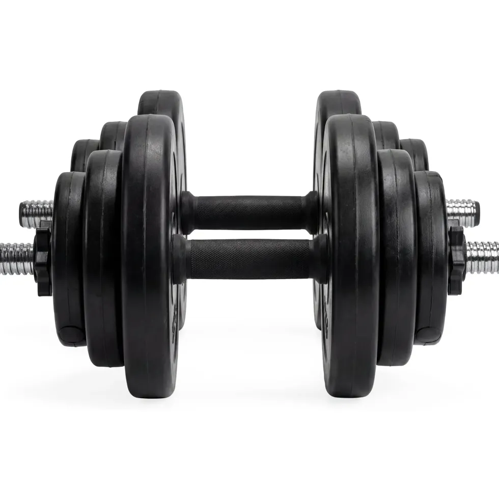 VirtuFit Verstelbare Dumbbell Set - Vinyl - 2 x 14 kg