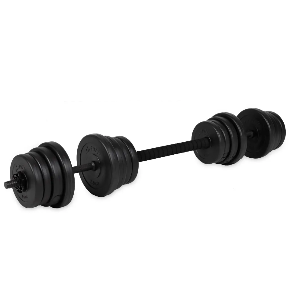 VirtuFit Verstelbare Dumbbellset - 2 in 1 Set - 30 kg - Vinyl