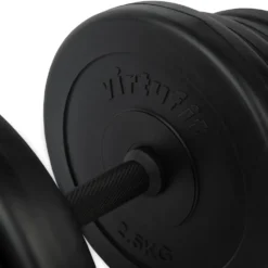 VirtuFit Verstelbare Dumbbellset - 2 in 1 Set - 30 kg - Vinyl