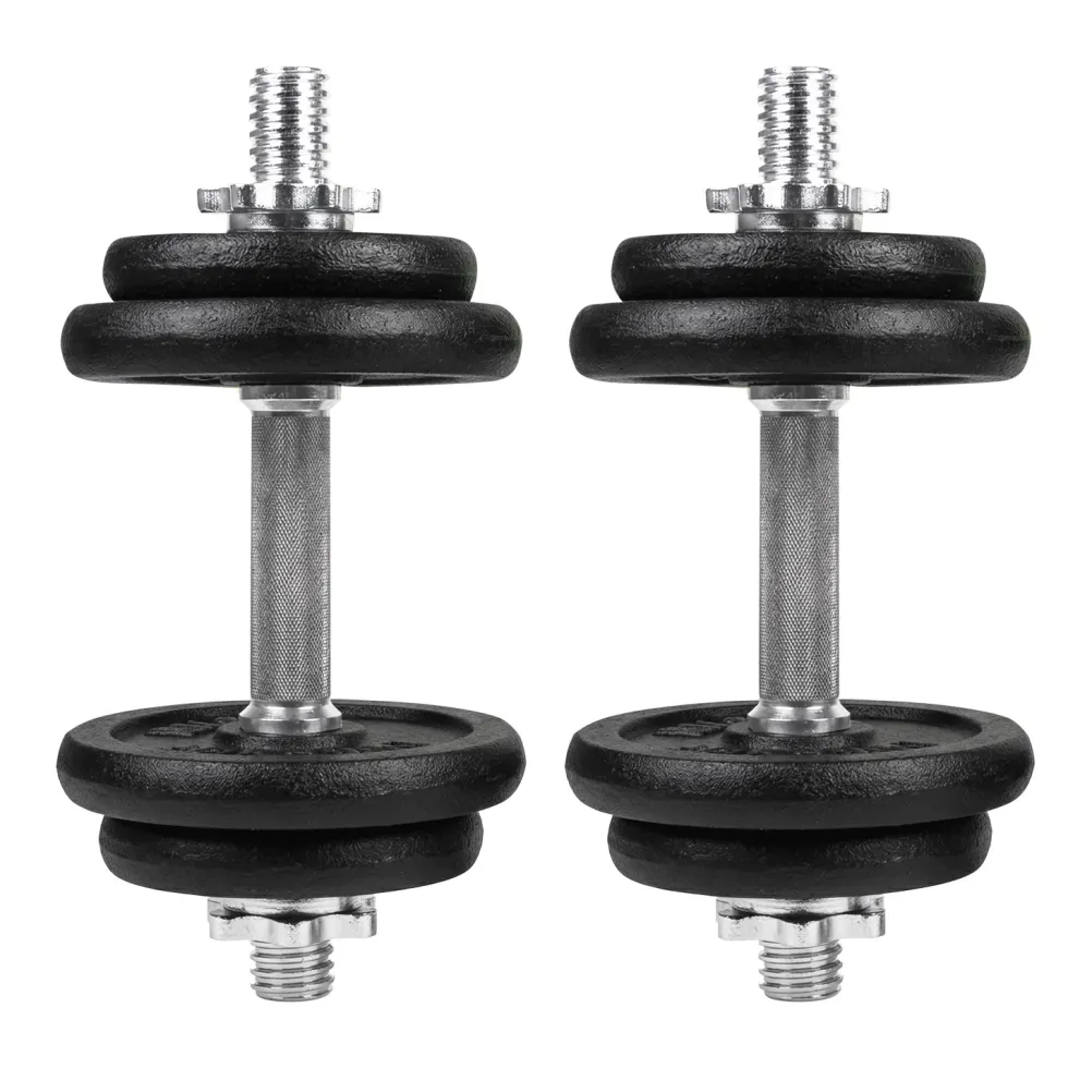 VirtuFit Verstelbare Dumbbellset Pro 20 kg - 2 x 10 kg - Inclusief koffer
