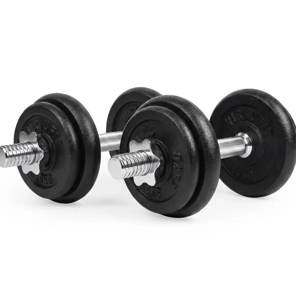 VirtuFit Verstelbare Dumbbellset Pro 20 kg - 2 x 10 kg - Inclusief koffer