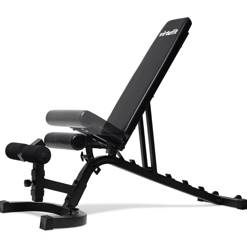 VirtuFit Verstelbare Fitnessbank Pro - Zwart