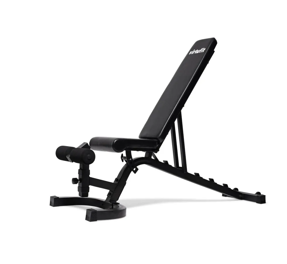 VirtuFit Verstelbare Fitnessbank Pro - Zwart