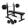 VirtuFit Verstelbare Halterset - 60,5 kg - Halterbank Compact - Dumbbellset - Halterset