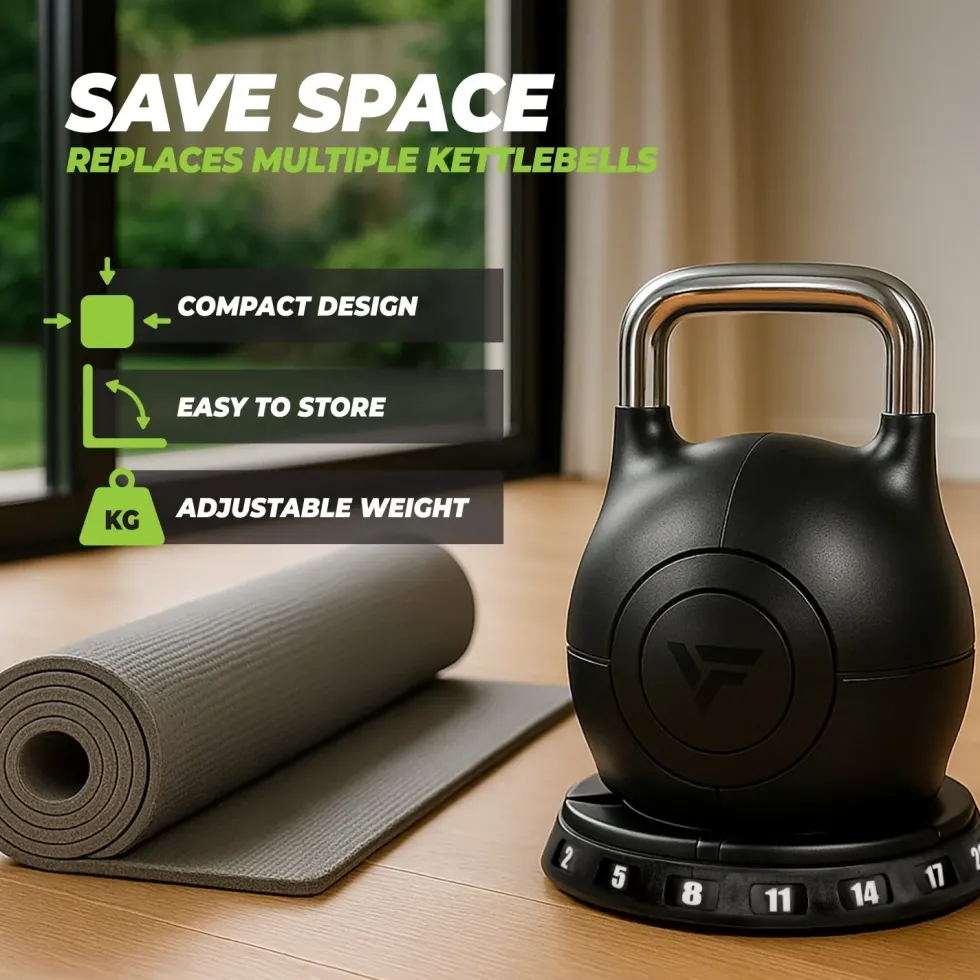 VirtuFit Verstelbare Kettlebell 20 kg