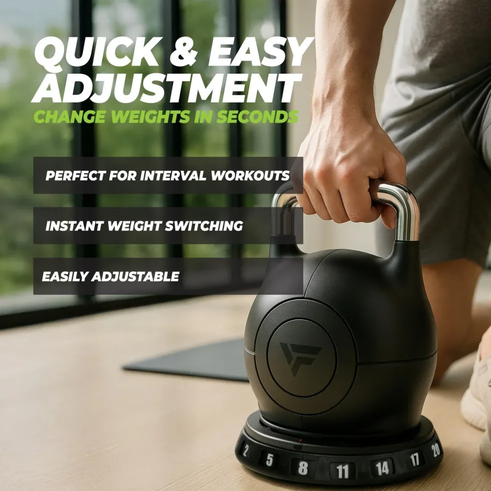 VirtuFit Verstelbare Kettlebell 20 kg