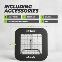 VirtuFit Verstelbare Rebounder Pro - Kickback - 84 x 84 cm