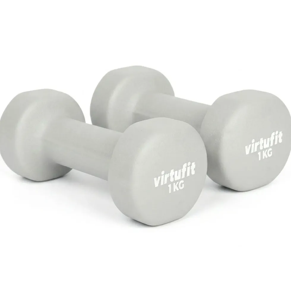 VirtuFit Vinyl Dumbbell Set Pro - 2 x 1 kg