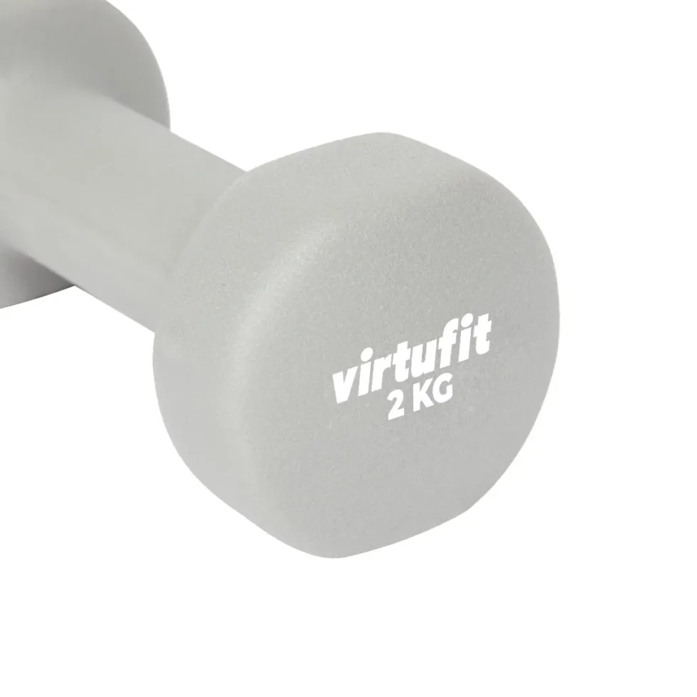 VirtuFit Vinyl Dumbbell Set Pro - 2 x 2 kg