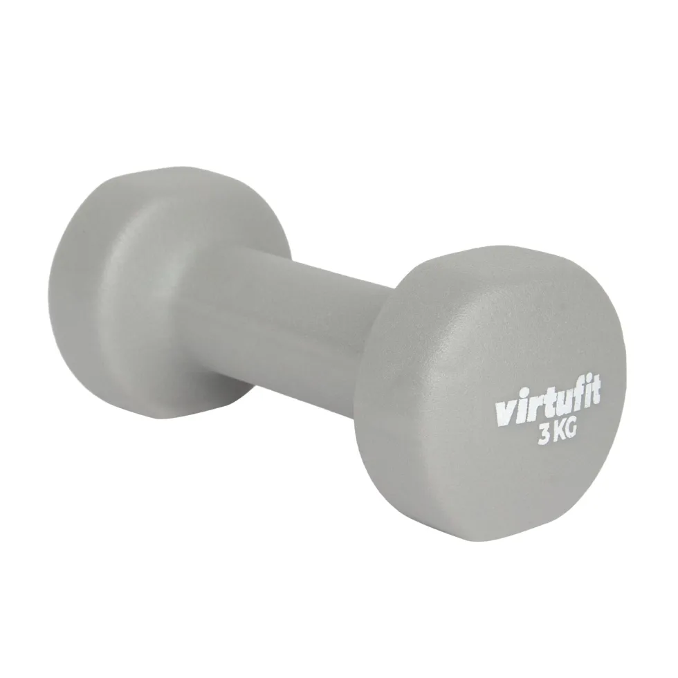 VirtuFit Vinyl Dumbbell Set Pro - 2 x 3 kg