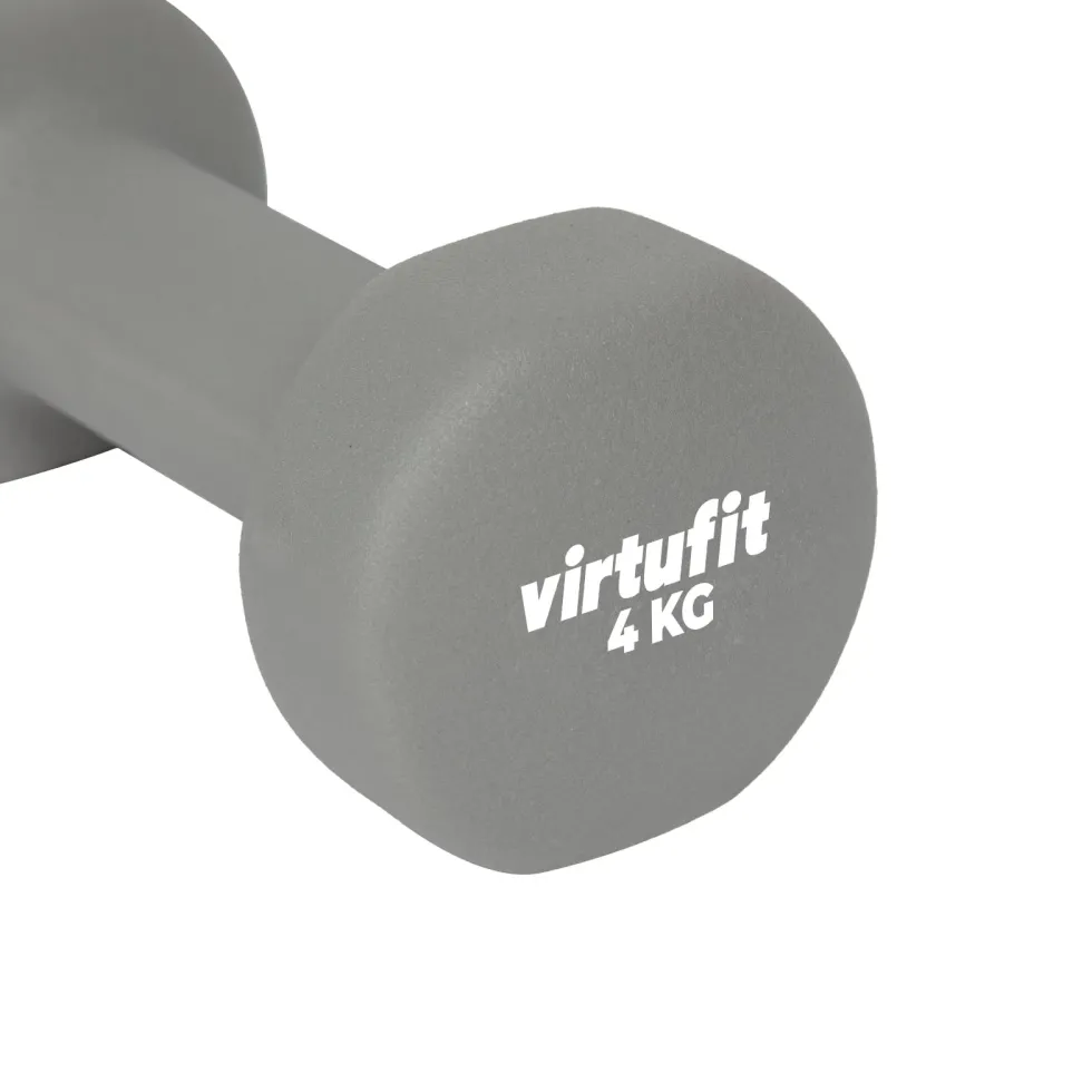 VirtuFit Vinyl Dumbbell Set Pro - 2 x 4 kg