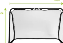 VirtuFit Voetbaldoelen Pro Set - Voetbalgoals - 2 Stuks - 120 x 80 cm