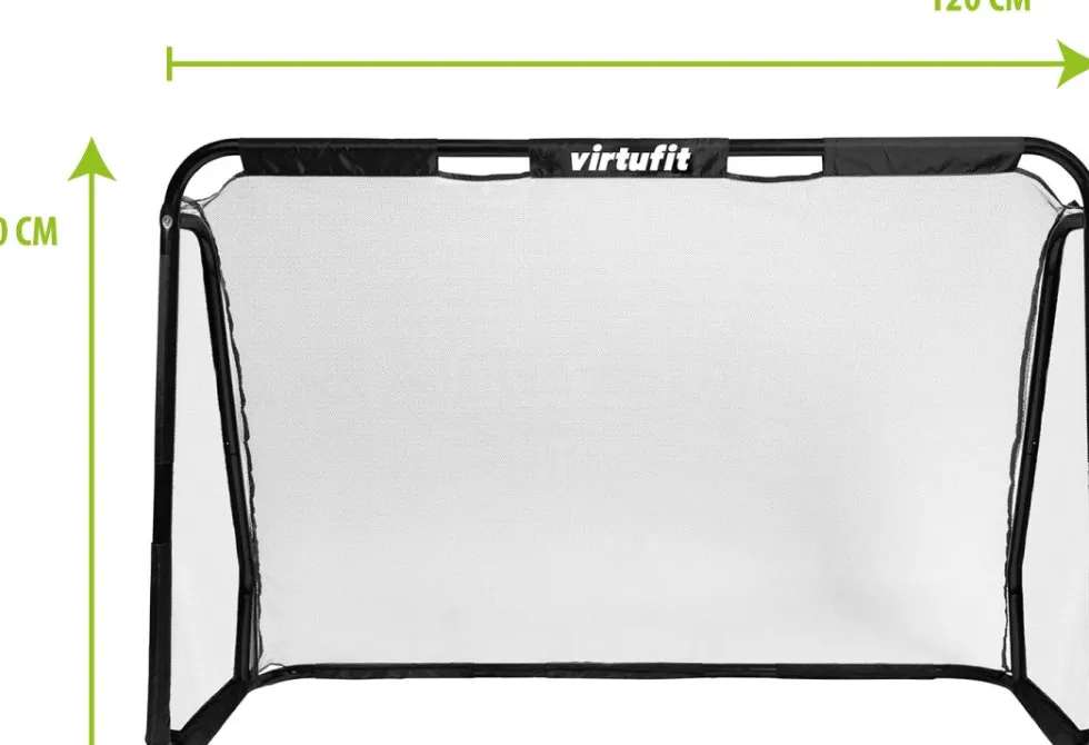 VirtuFit Voetbaldoelen Pro Set - Voetbalgoals - 2 Stuks - 120 x 80 cm