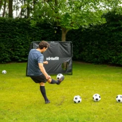VirtuFit Voetbaldoel Pro met Doelwand - Voetbal Goal - 120 x 80 cm