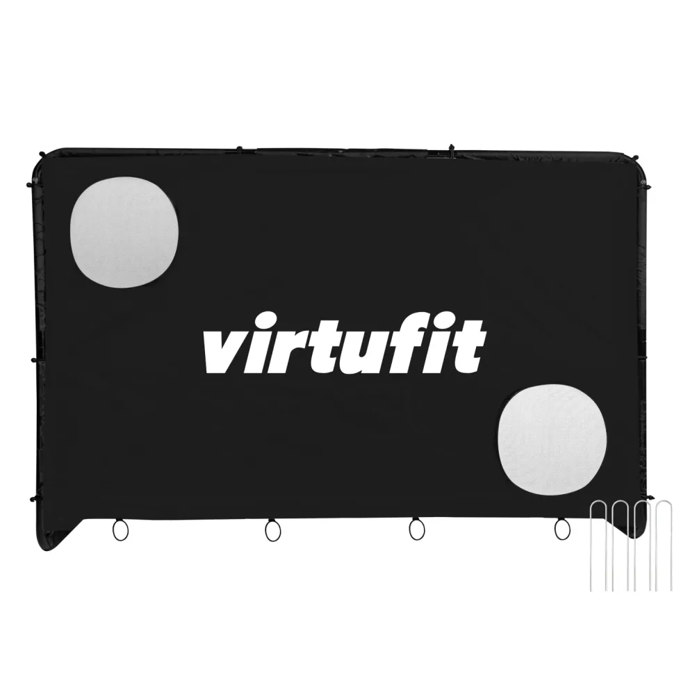 VirtuFit Voetbaldoel Pro met Doelwand - Voetbal Goal - 120 x 80 cm