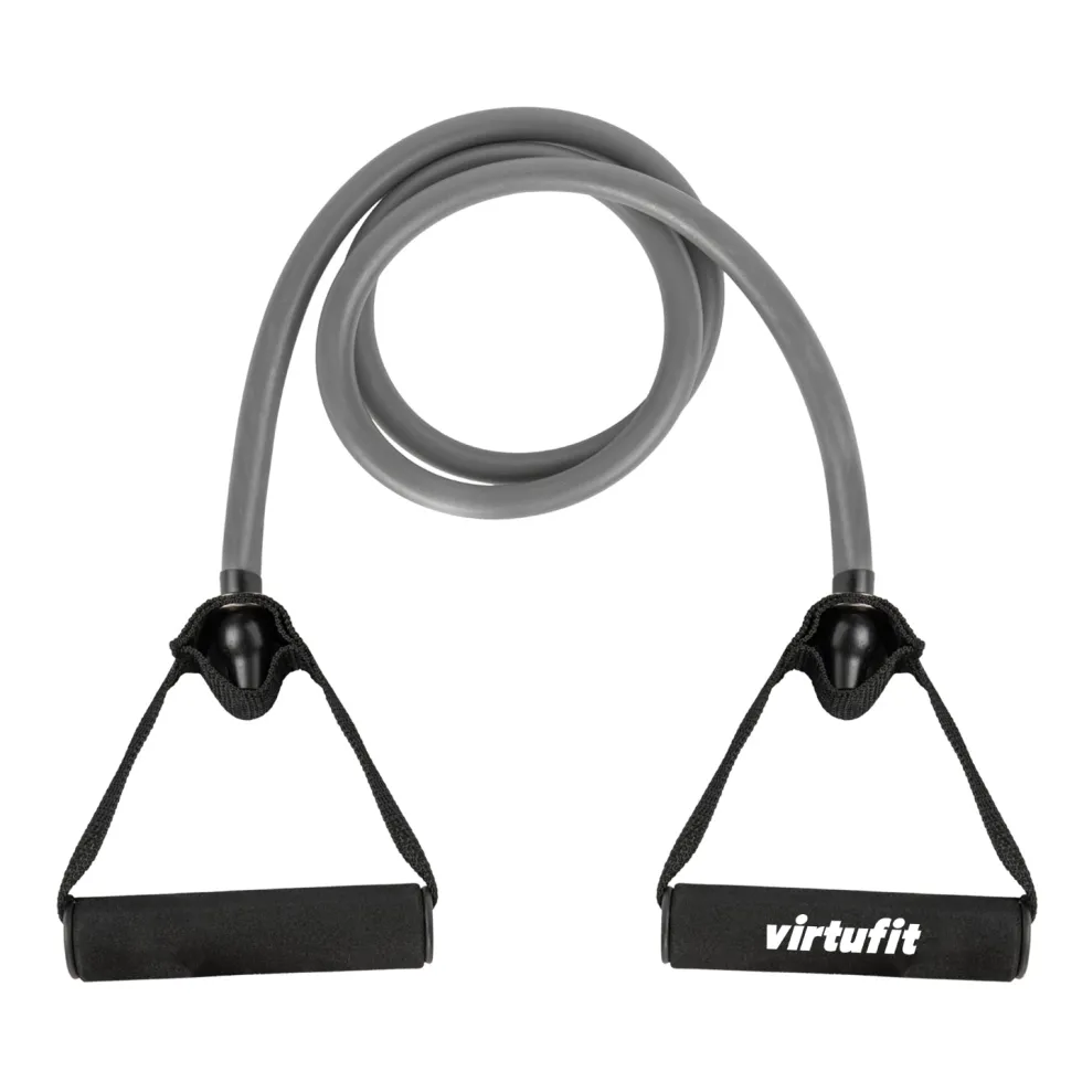 VirtuFit Weerstandskabel - Fitness Elastiek - Met Handvat - Medium