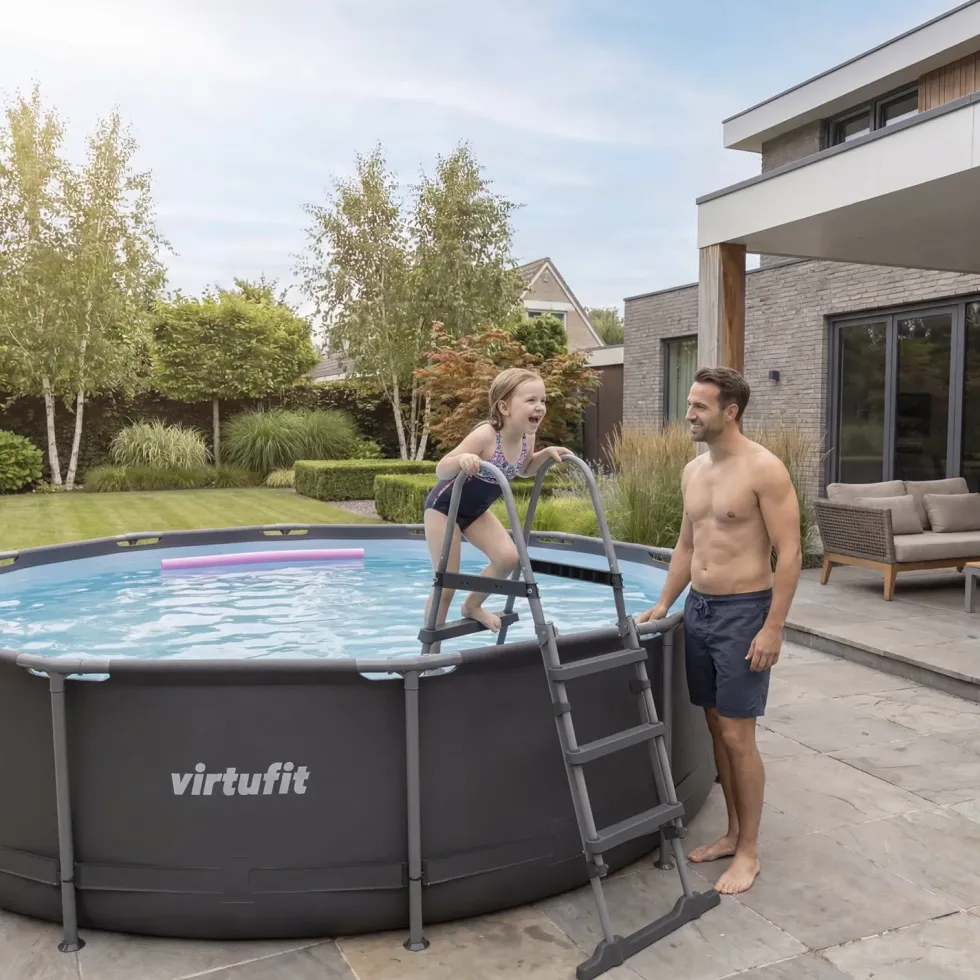 VirtuFit Zwembadtrap 100 cm - Universeel