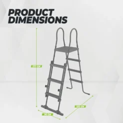 VirtuFit Zwembadtrap 122 cm - Universeel