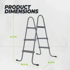 VirtuFit Zwembadtrap 84 cm - Universeel