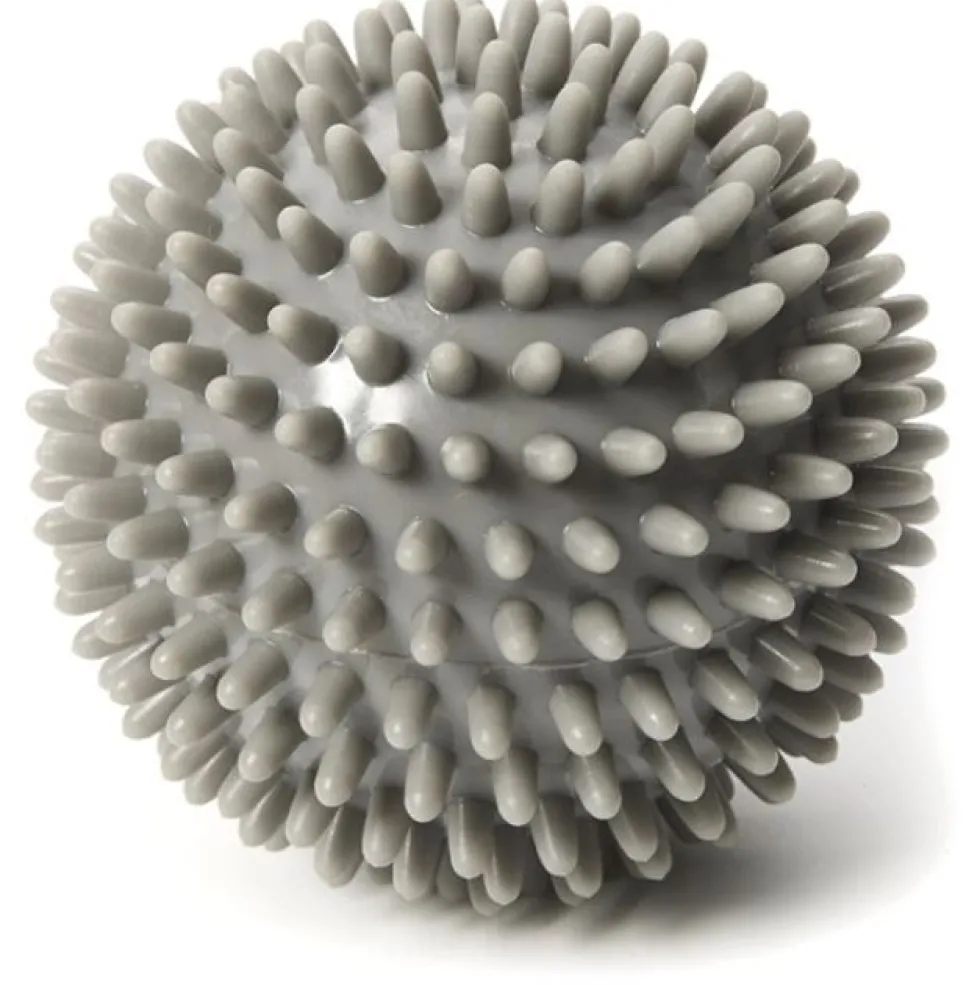 Wonder Core Spiky Massage Ball 9 cm - Grijs