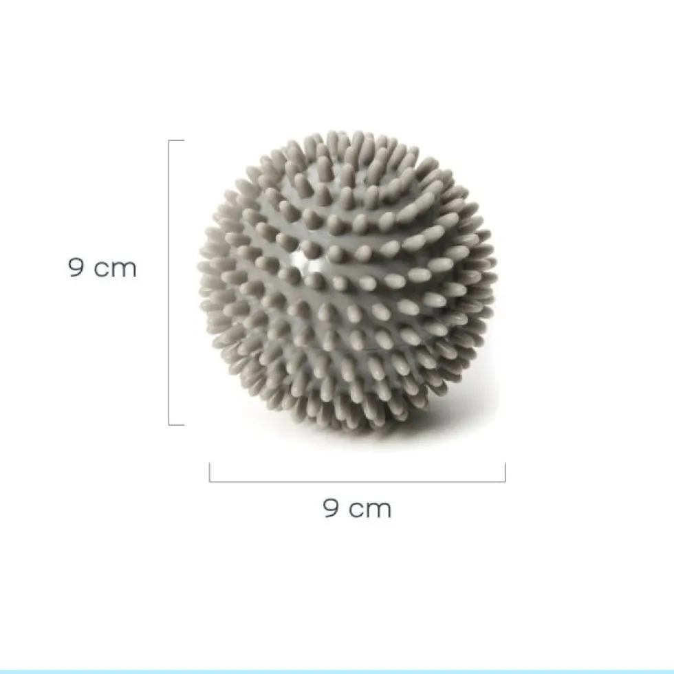 Wonder Core Spiky Massage Ball 9 cm - Grijs